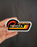 High Mile Club sticker