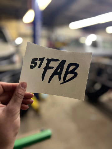 57 FAB Sticker